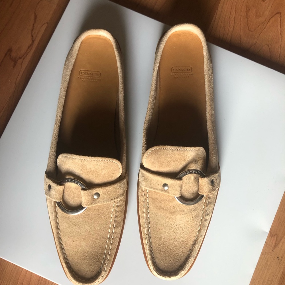 Vintage Coach Suede Slides/Mules, Size 11
